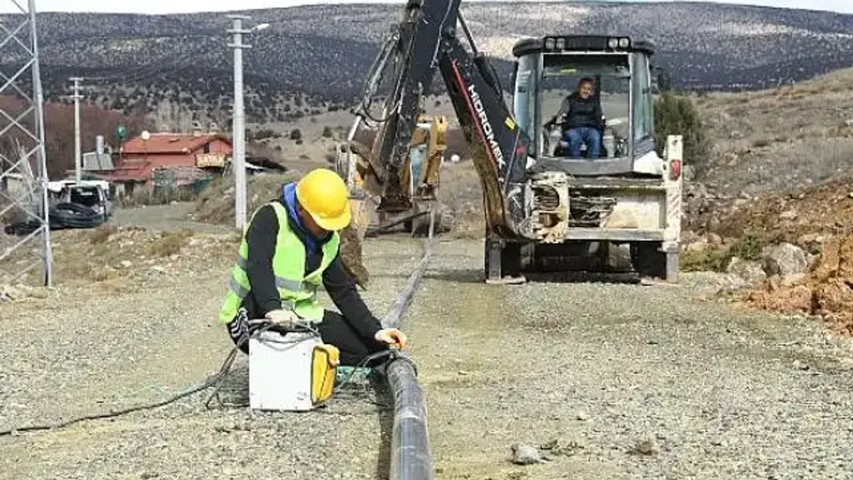 KOSKİ'den Şehir Merkezinde 3.8 Km Yeni Şebeke Çalışması