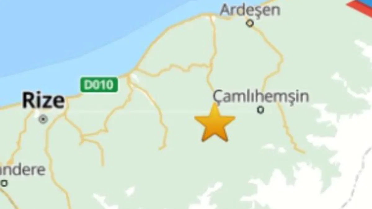 Rize'deki sarsıntıda 2 kişi korkudan 112'yi aradı