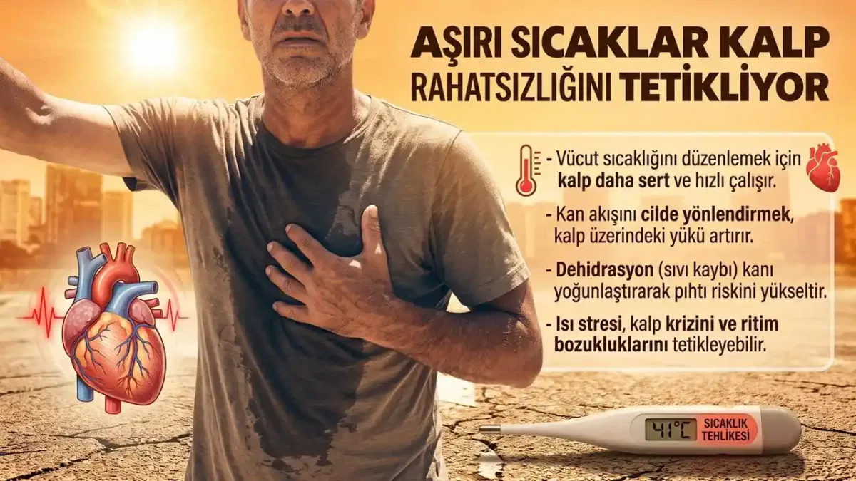 Aşırı sıcaklar kalbi vuruyor! Hipertansiyon hastalarına 10 kritik uyarı