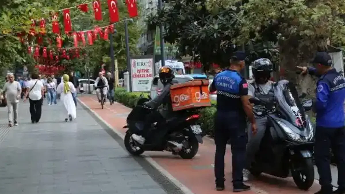 Kocaeli'de zabıta denetimde, yayalar güvende