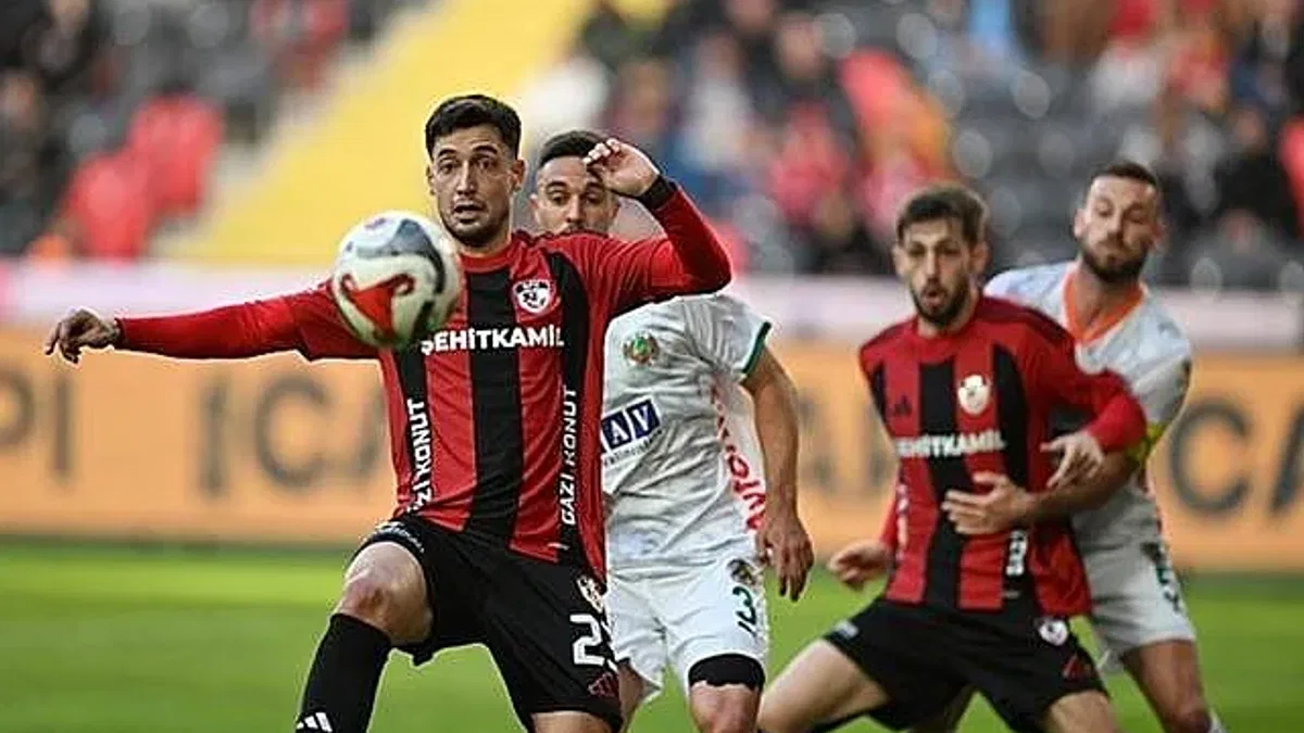 Gaziantep FK 1-1 Corendon Alanyaspor (Maç Sonucu)