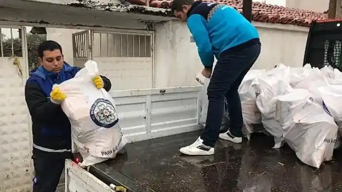 Muğla Büyükşehir Belediyesi Mezarlıkları Temizliyor, Odunlar İhtiyaç Sahiplerine Yakacak Oluyor