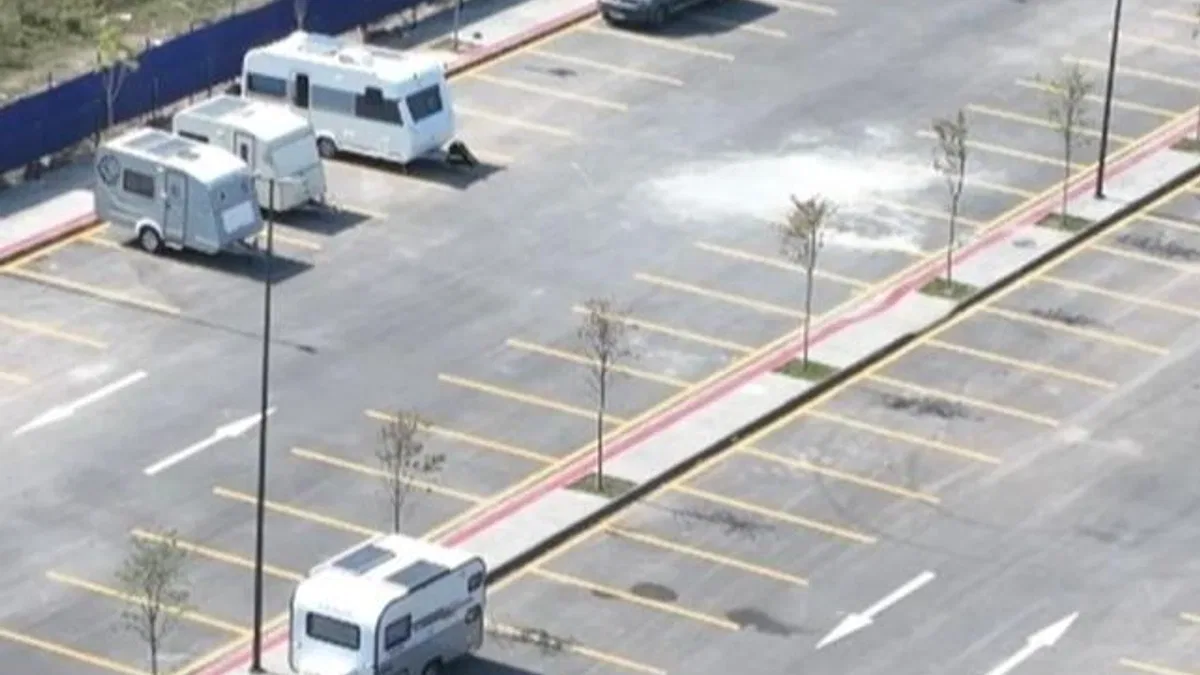 Kocaeli Kartepe’de karavan tutkunlarına güvenli park alanı
