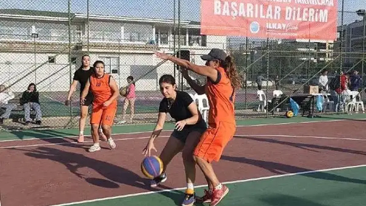 Basketbol Menderes'te Güzel