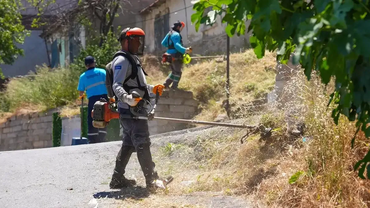İstanbul Maltepe’de çevre bakımı tüm hızıyla sürüyor