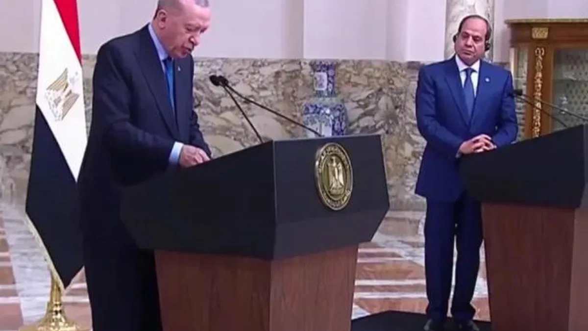 Cumhurbaşkanı Erdoğan es-Sisi ile görüştü... Ticaret, turizm ve bölgesel barış gündemde