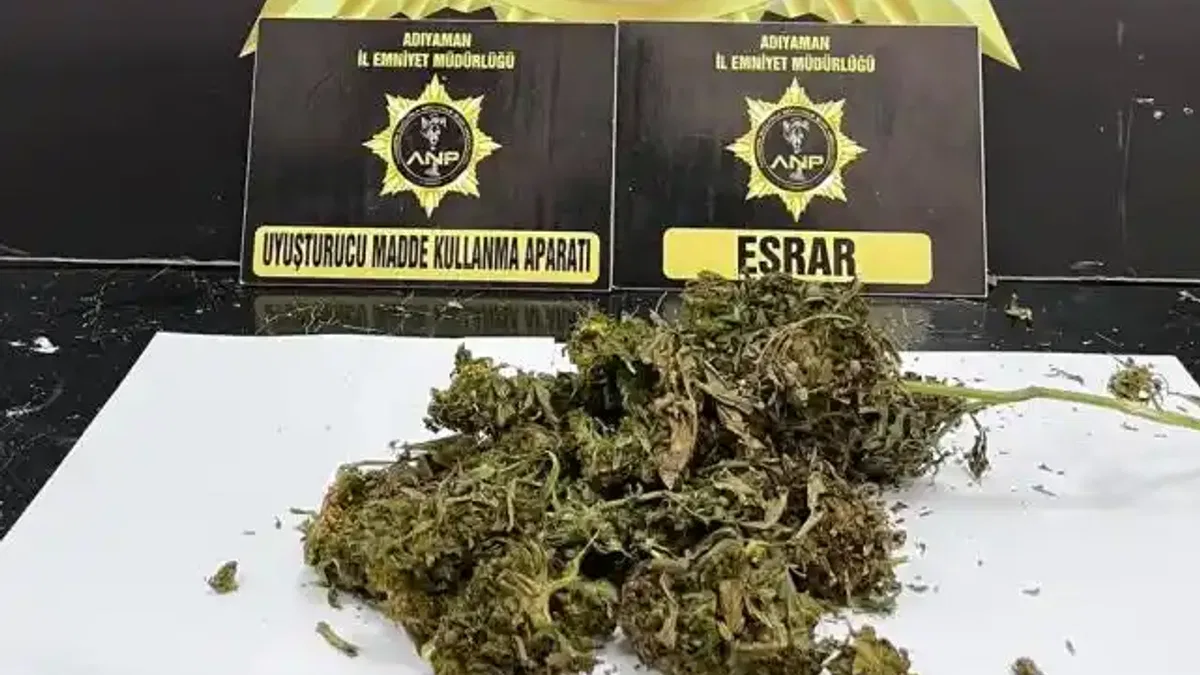 Adıyaman'da klima ünitesine zulalanmış esrar ele geçirildi!