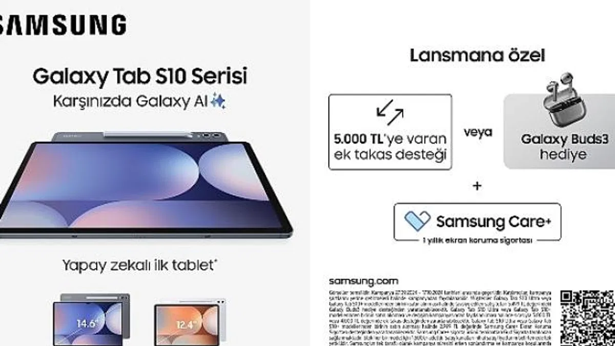 Samsung'dan yeni Galaxy Tab S10 Serisi tabletlerde lansmana özel kampanya