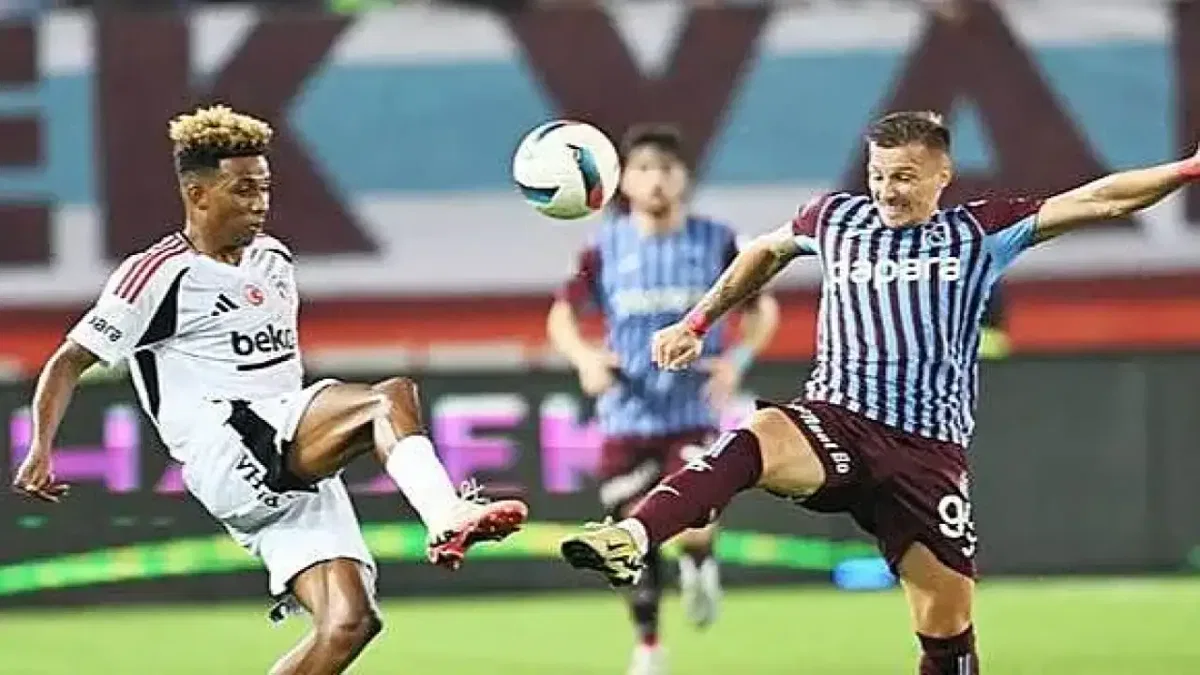 Trabzonspor 1 - 1 Beşiktaş (Maç Sonucu) Dev derbide kazanan çıkmadı!