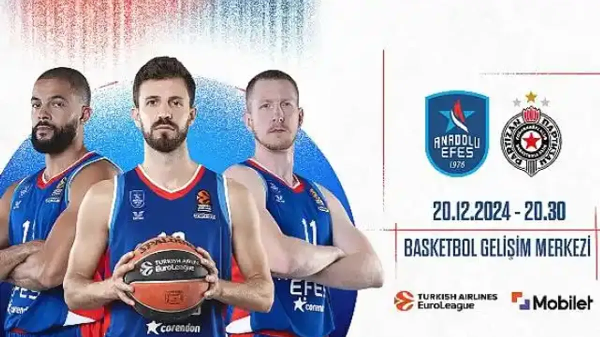 Anadolu Efes, Partizan ile Basketbol Gelişim Merkezi'nde Karşılaşacak