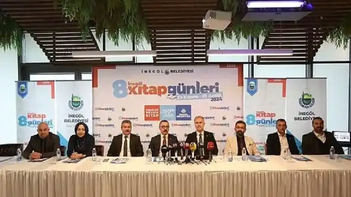 8. İnegöl Kitap Günleri Fuarı Başlıyor