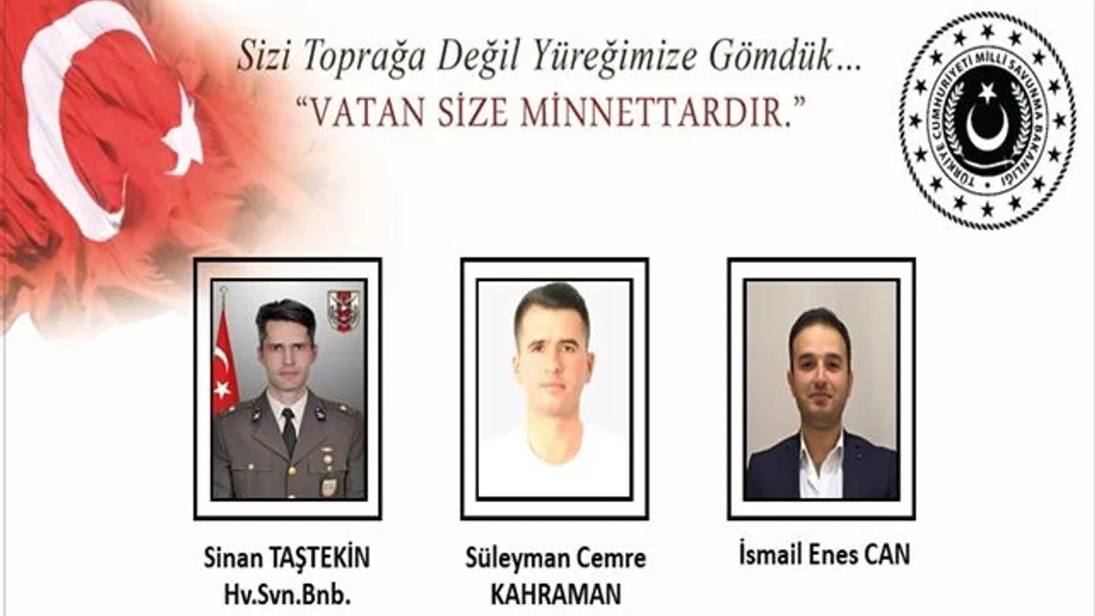 Cumhurbaşkanı Erdoğan’dan helikopter kazasındaki şehitlere taziye mesajı