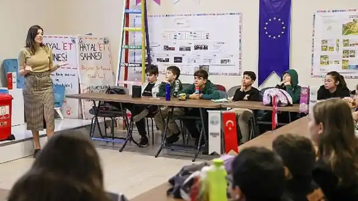 Buca'da çocuklara iklim değişikliği eğitimi