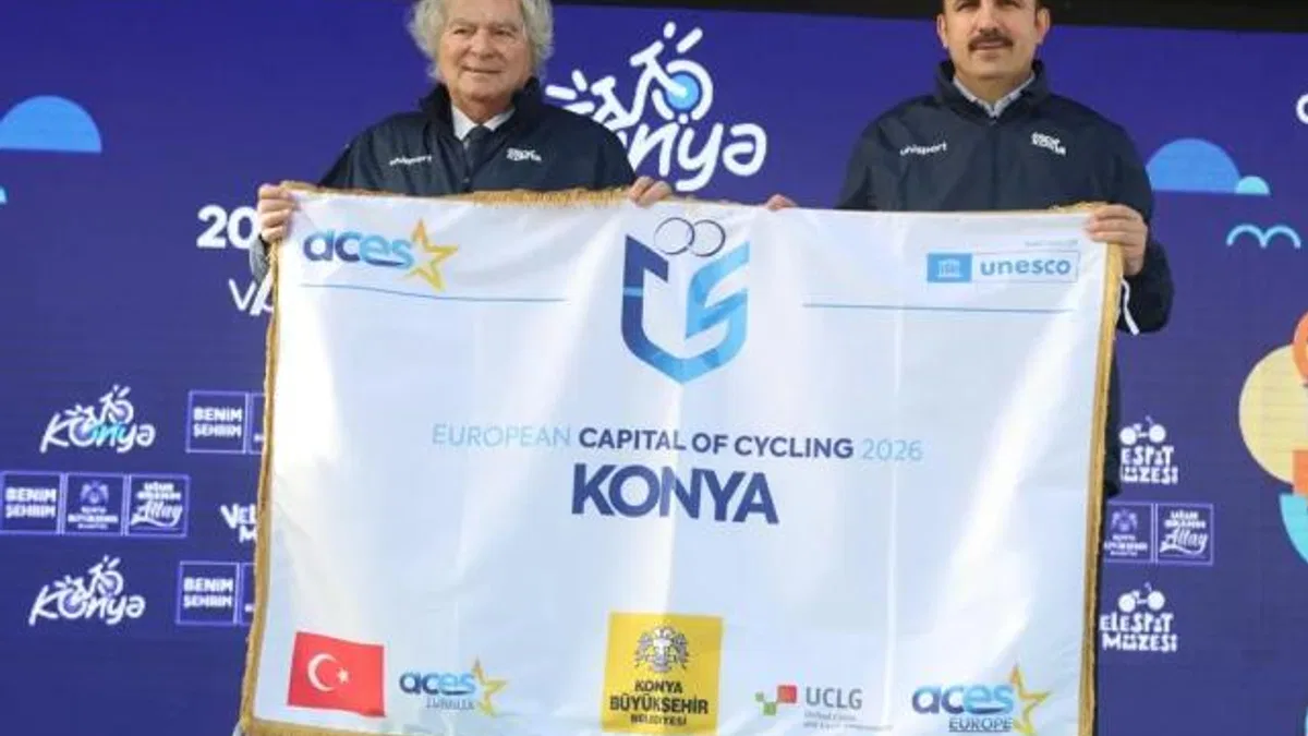 Avrupa'ya bisilet kültürü Konya'dan yayılacak... Konya'da Avrupa Bisiklet Başkenti Unvanı ve Velespit Müzesi açılışı