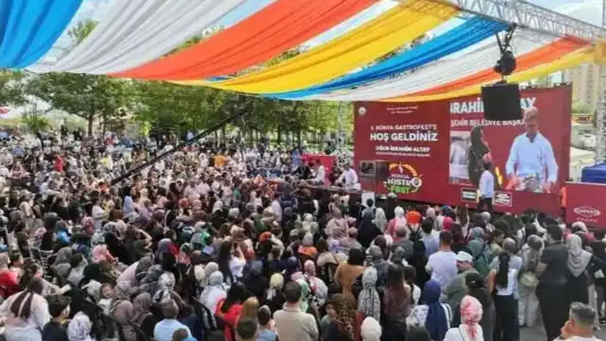 Konya Gastrofest yüz binlerce misafiri ağırladı