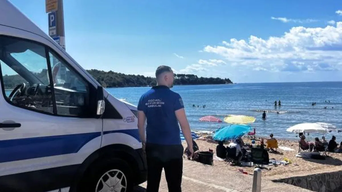 Nakil Ambulans Kocaeli sahillerindeki nöbetini tamamladı
