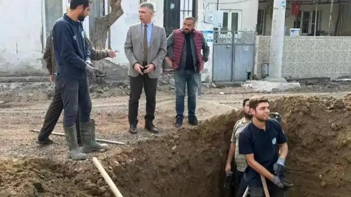 Manisa Soma'da alt ve üst yapı çalışmaları hızlandı