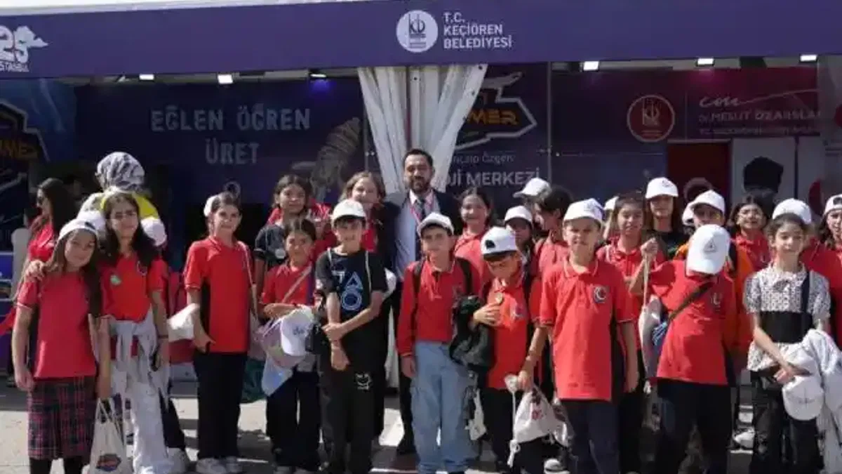 TEKNOFEST İstanbul'da Ankara Keçiören standına yoğun ilgi