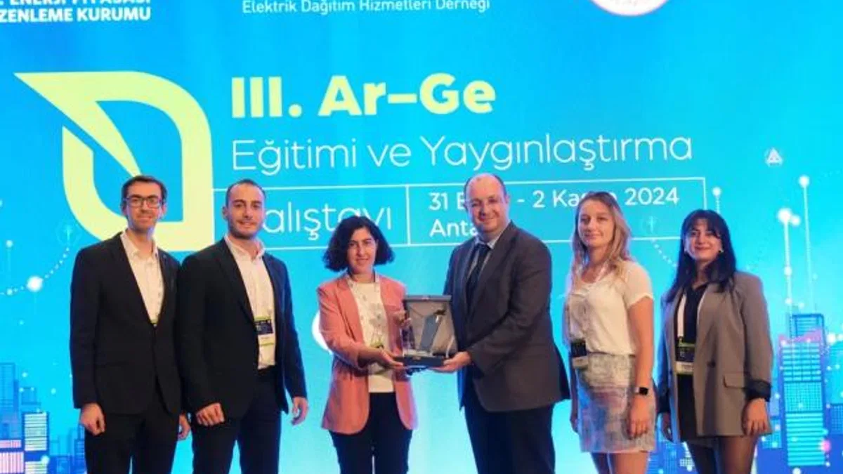 BEDAŞ'ın 'Pad Mounted Trafo Merkezi'ne ödül