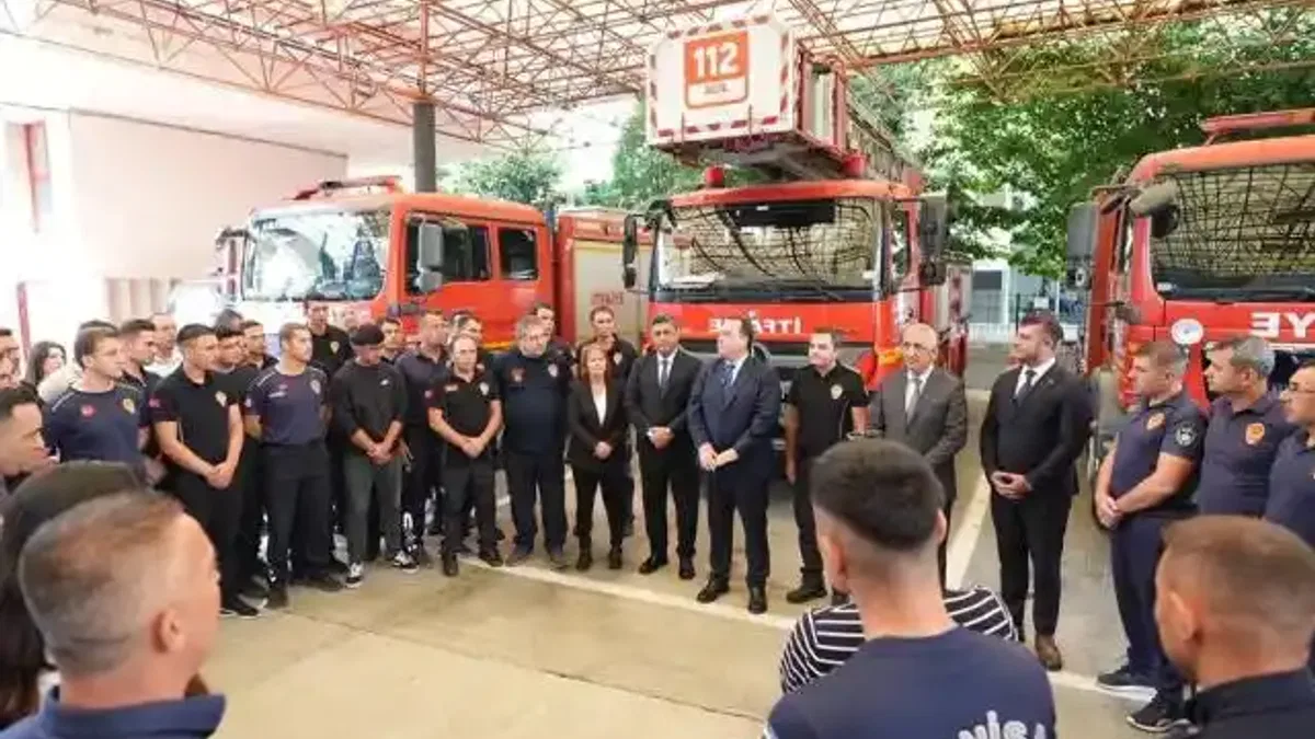 Manisa'da Başkan Dutlulu'dan itfaiyecilere ziyaret