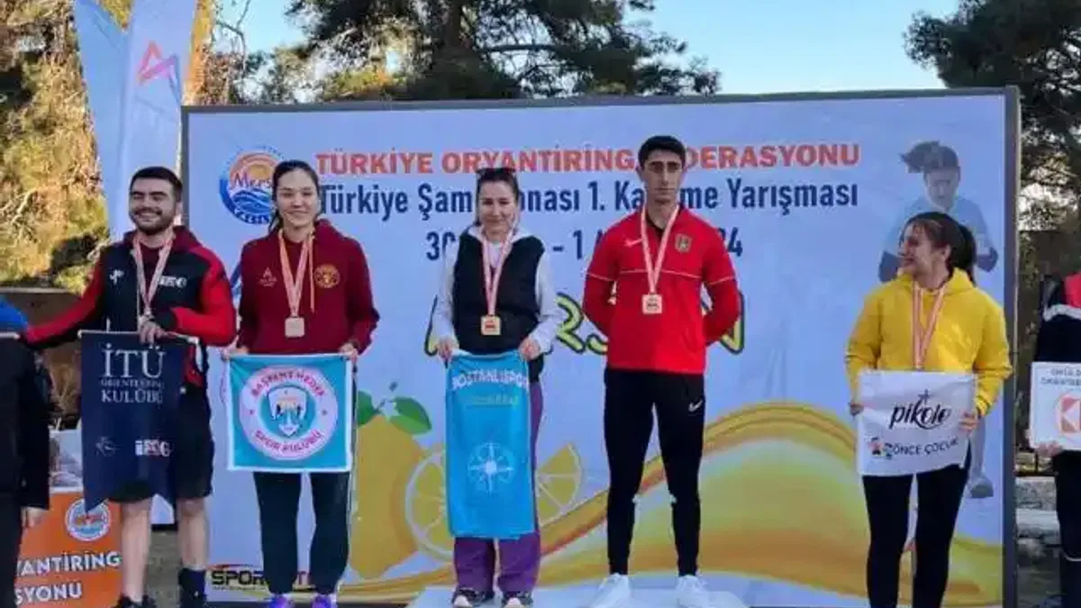 Bostanlıspor, Türkiye Oryantiring Şampiyonası’na damgasını vurdu