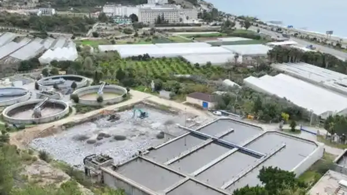 Antalya Konaklı Arıtma Tesisine 200 milyon TL’lik çalışma