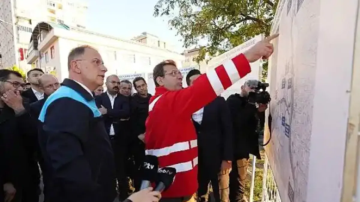 İmamoğlu ve Çalık Beylikdüzü'nde İncelemelerde Bulundu