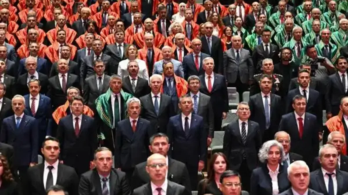 Yeni adli yıl törenle açıldı: Adalet, devletimizin temeli