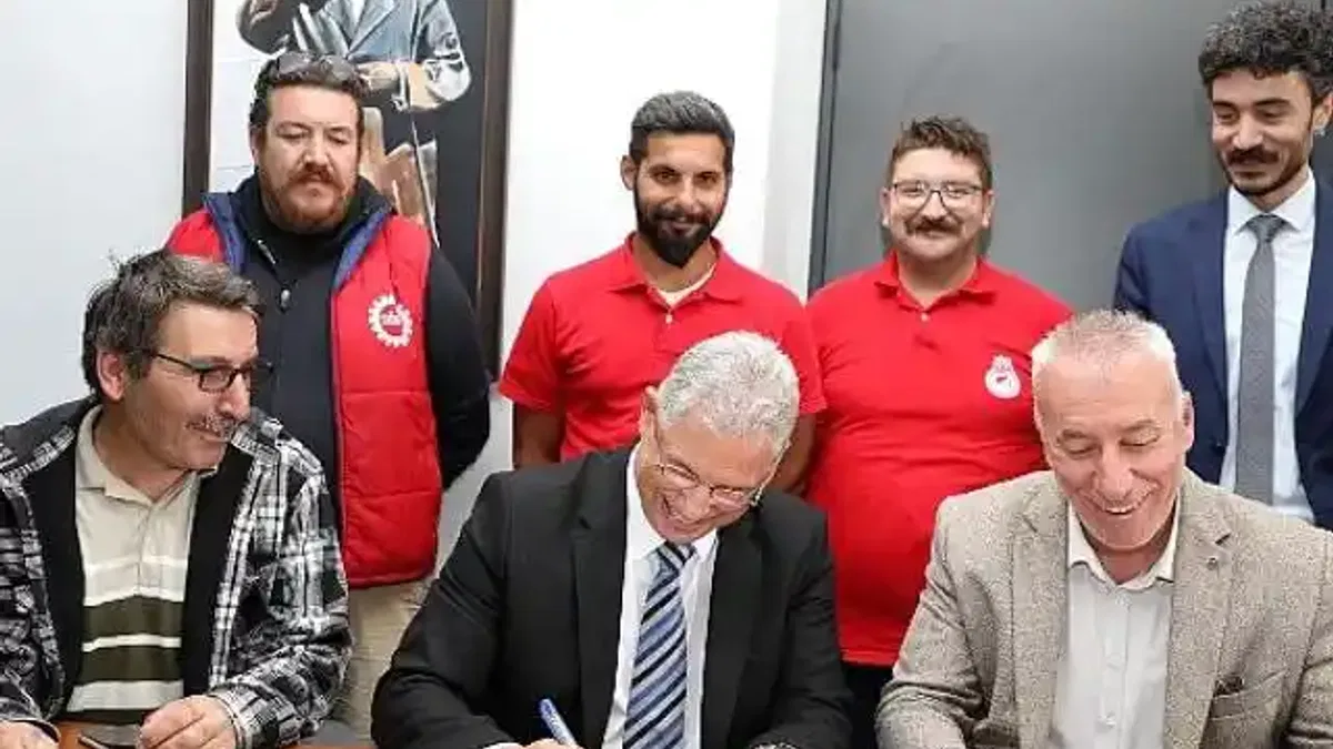 Mudanya Belediyesi'nde Sözleşme Sevinci