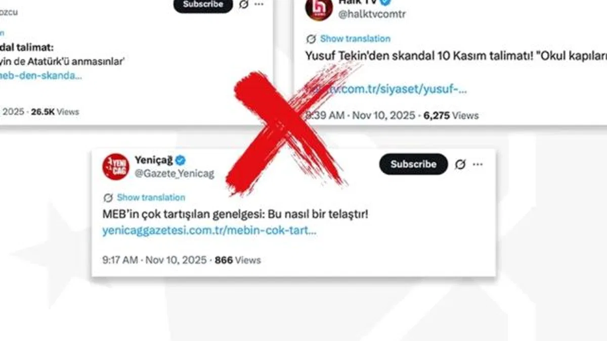 İletişim'den 10 Kasım iddialarına açıklama... MEB, Atatürk’ü anmayı yasaklamadı!