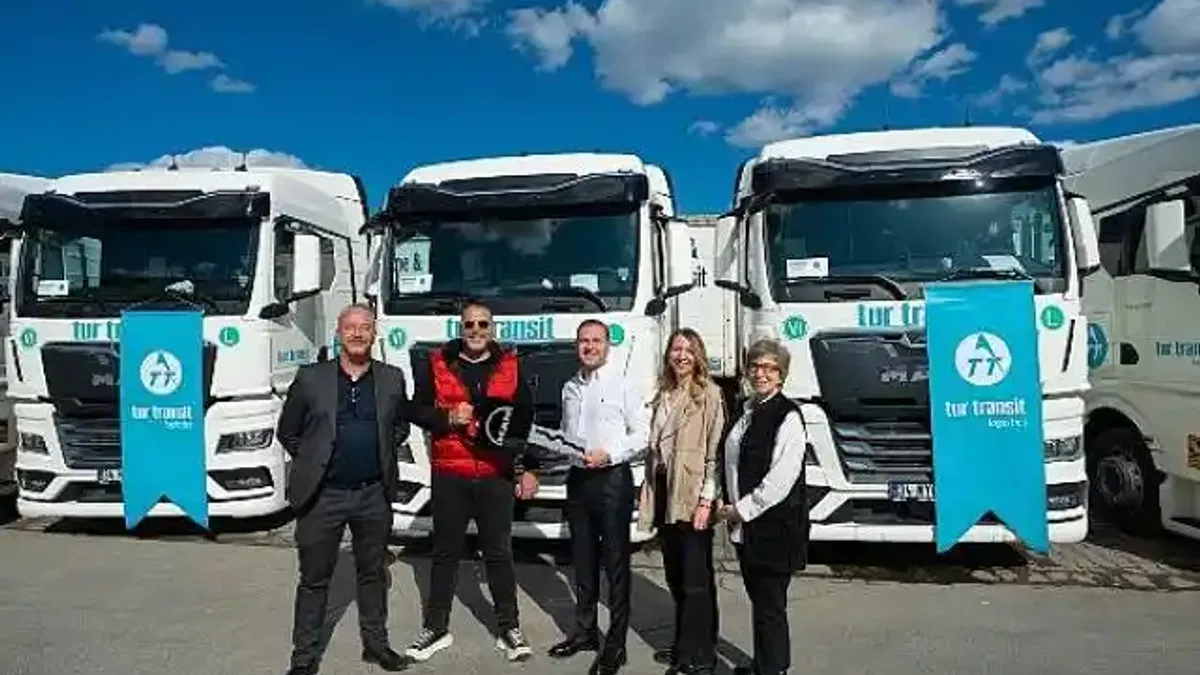 Tur Transit Lojistik, 45. yılını yeni MAN araç yatırımıyla taçlandırdı