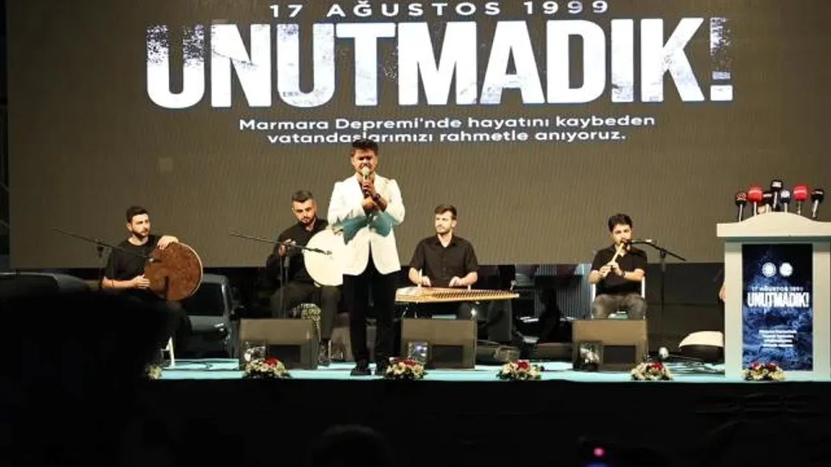 17 Ağustos'un 26. yılı Sakarya’da anıldı