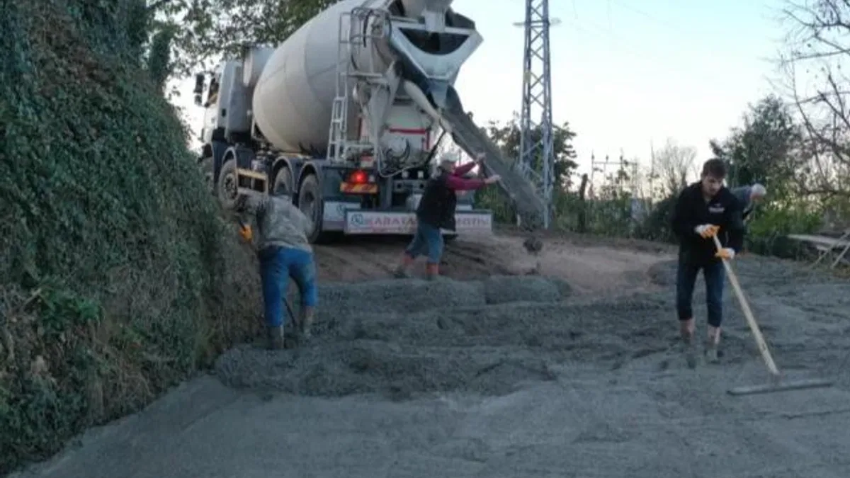 Ordu Çamaş’ta yeni yol çalışmasıyla ulaşım rahatlayacak
