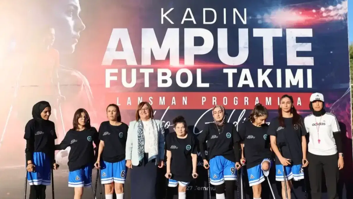 Türkiye'nin ilk kadın Ampute takımı gazi şehirde