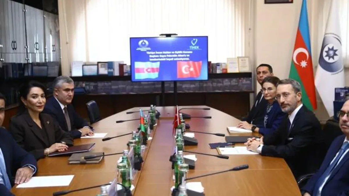 TİHEK Başkanı Fahrettin Altun Bakü’de