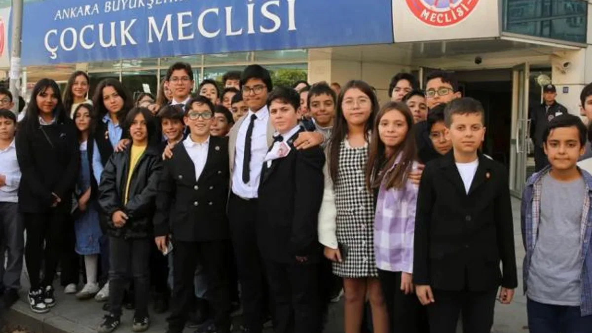 Ankara’nın çocukları meclis başkanını seçti
