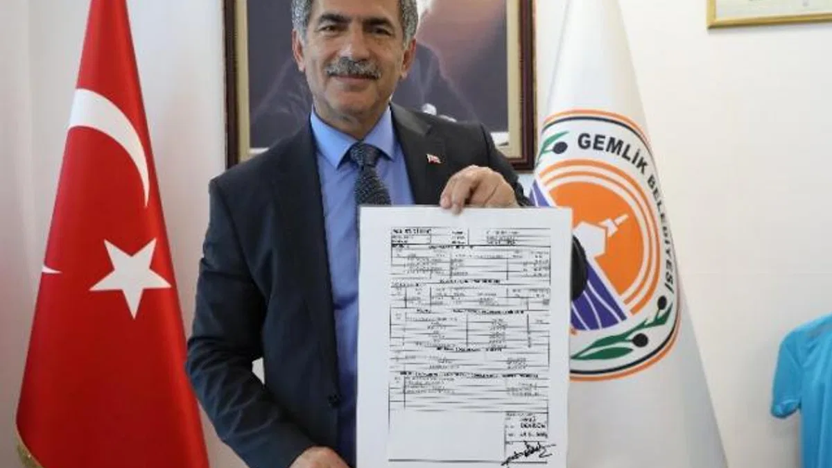 Bursa Gemlik'te Başkan deviren mal varlığını açıkladı