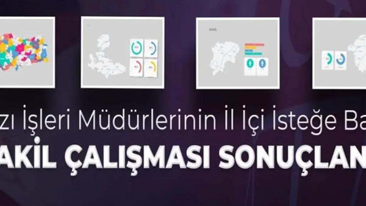Adalet'te Yazı İşleri Müdürlerinin nakil talepleri sonuçlandı