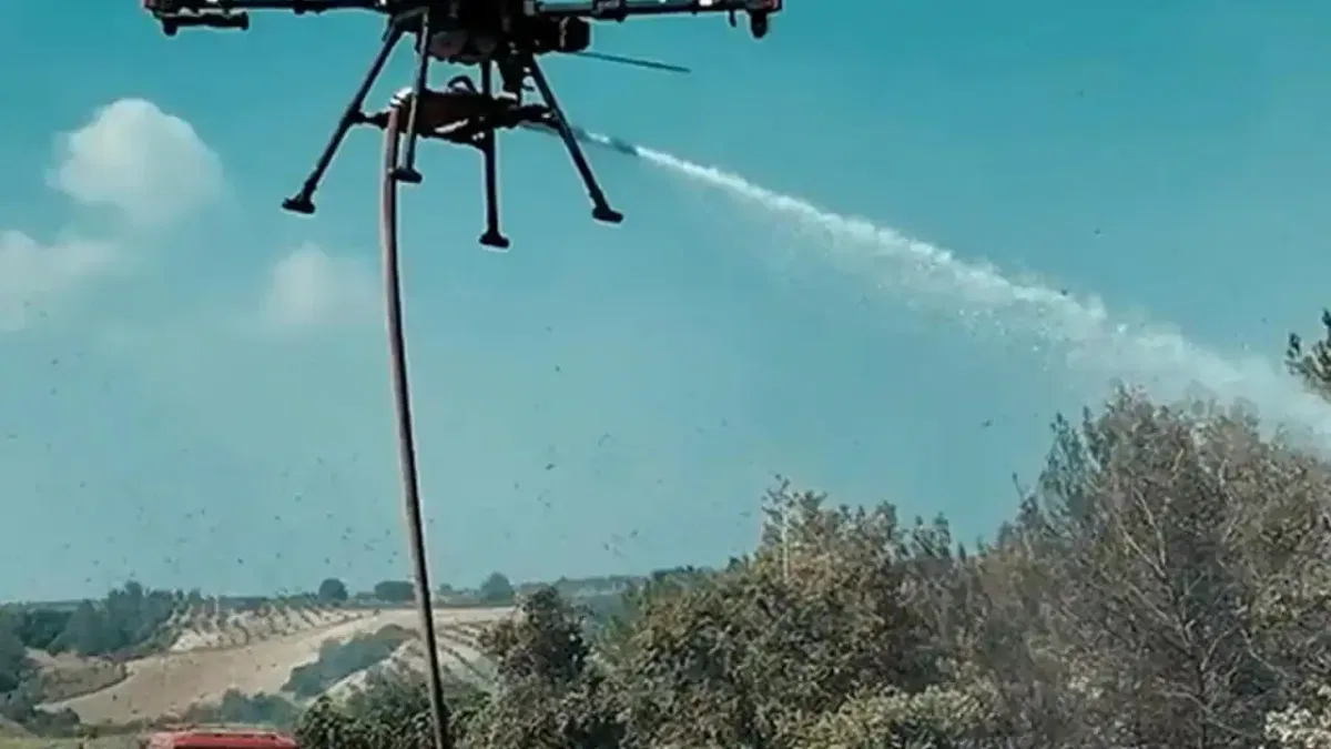 Orman yangınlarına teknolojik destek... Yeni nesil drone ilk kez sahada kullanıldı