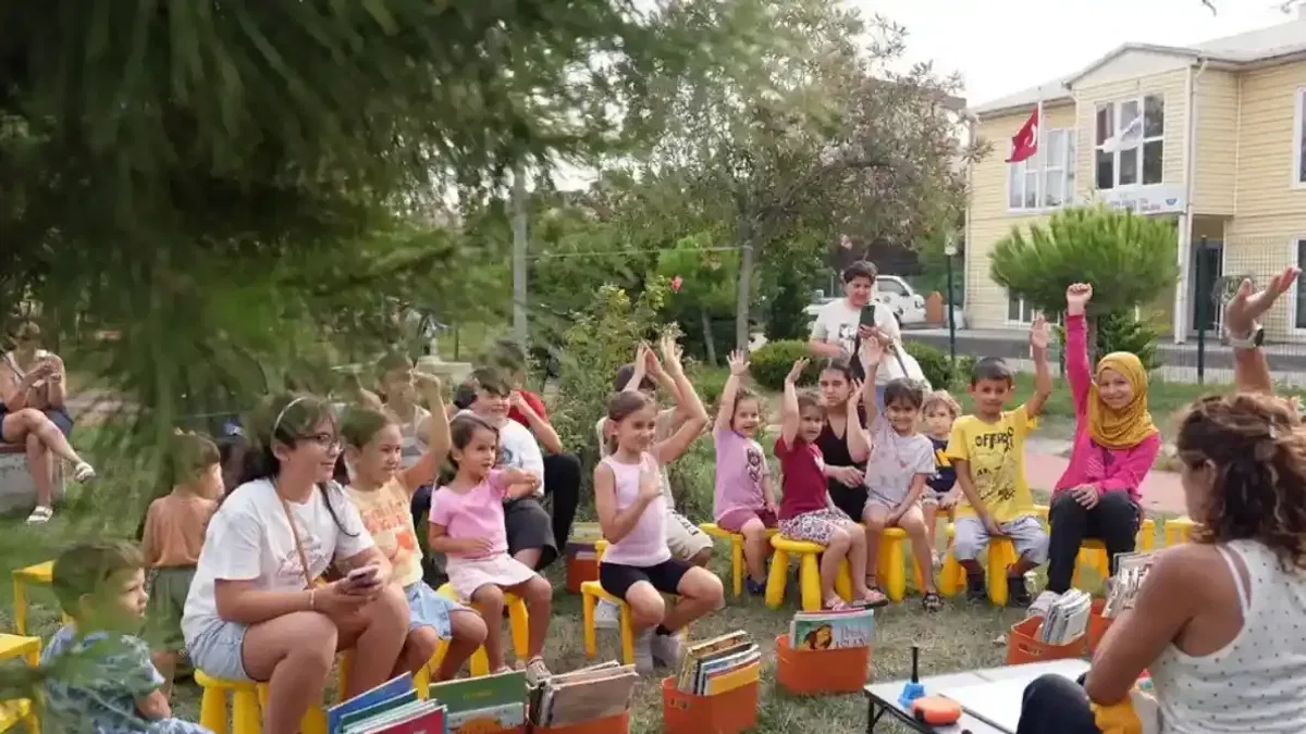 İstanbul Maltepe’de çocuklar kitapların sihirli dünyasıyla buluşuyor