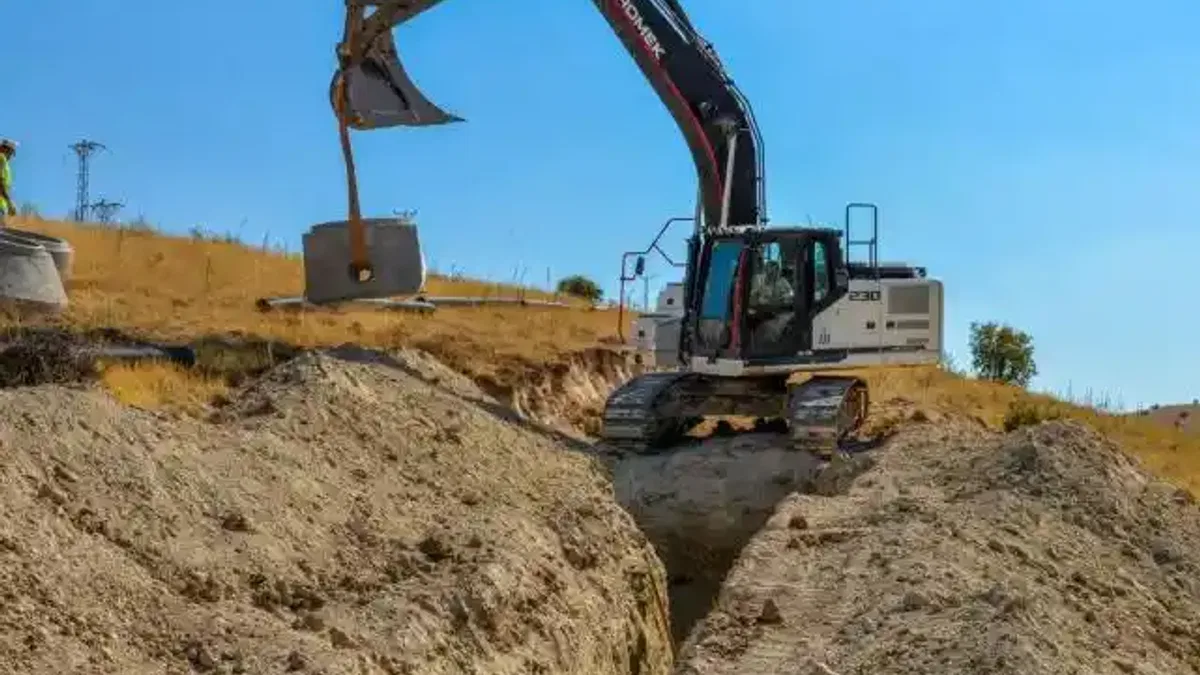 Malatya'da Akçadağ Dedeköy’e 3 bin 700 metre altyapı