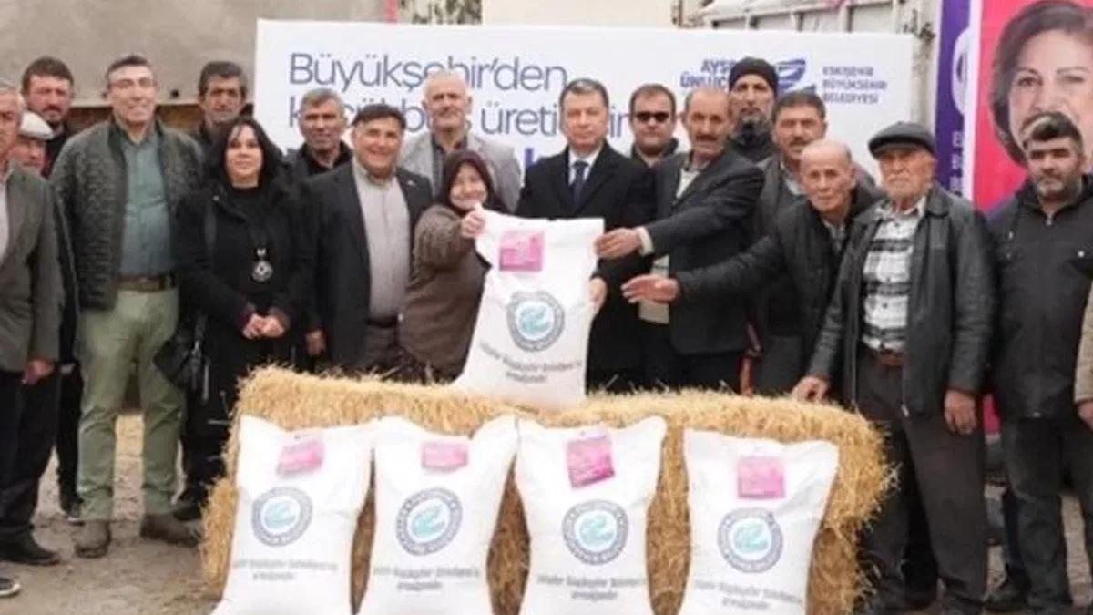 Eskişehir'de Günyüzü’ndeki üreticilere destek