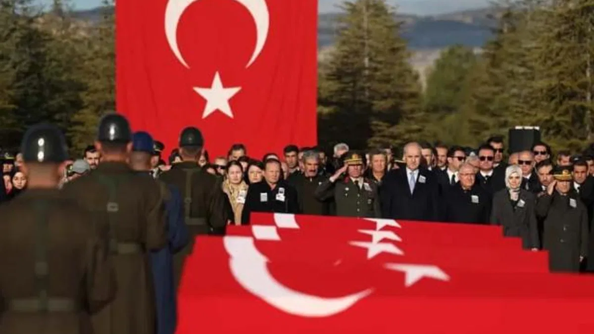 Düşen C-130'la şehit olan 20 kahraman için Mürted’te tören düzenlendi