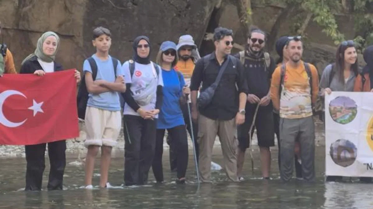 Şanlıurfa’dan 50 doğasever, Batman’da Zore Kanyonu’nda