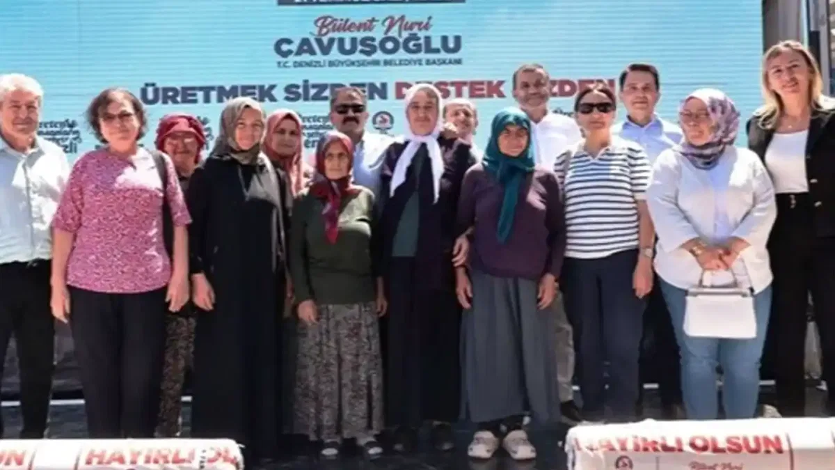 Denizli Büyükşehir’den üreticiye büyük destek