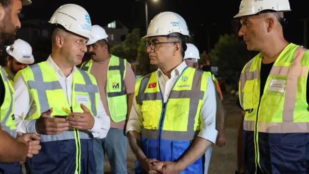 Genel Sekreter Baraçlı’dan Kocaeli'de dev projeye gece takibi