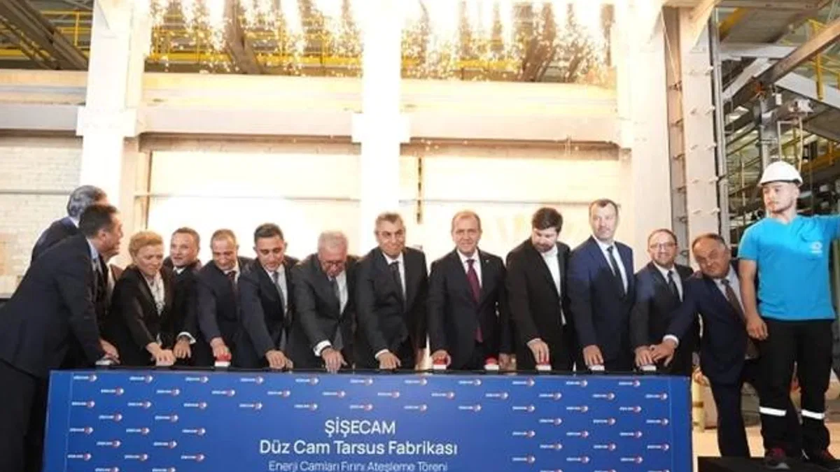 Şişecam'dan Tarsus'a yeni enerji camı hattı