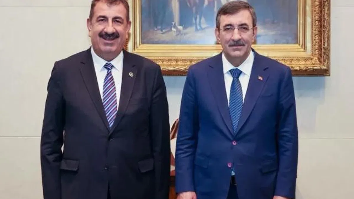 Cumhurbaşkanı Yardımcısı Yılmaz TÜRKYED'i kabul etti