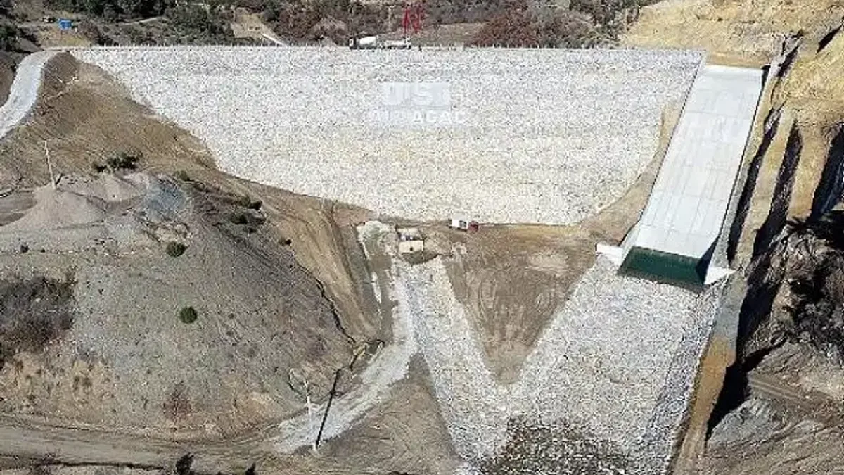 Manisa Alaağaç Barajı'nda işlem tamam