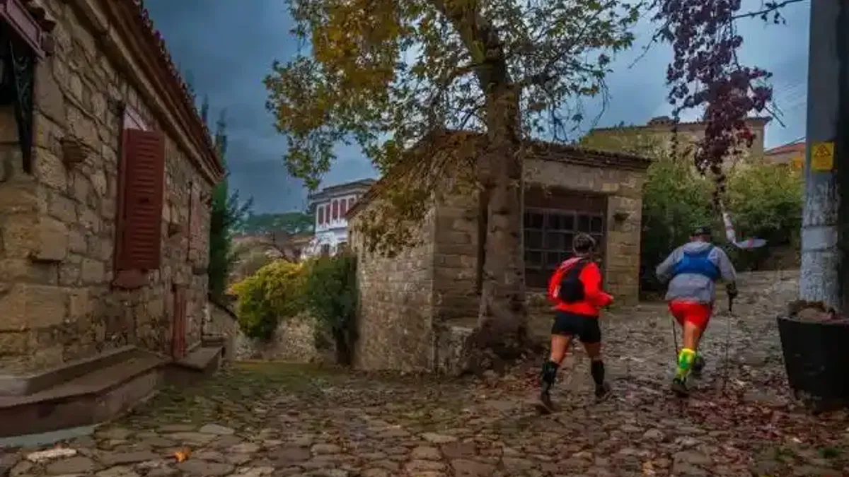 Kaz Dağları'nda uluslararası koşu heyecanı